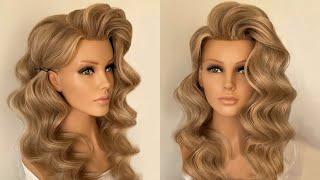 Hollywood waves. Hairstyle tutorial