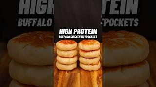 The TASTIEST High Protein Buffalo Chicken Hot Pockets! ️ 31g Protein, ONLY 345 cals!