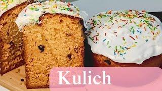 Traditional kulich recipe, Russian kulich