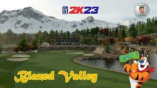 PGA Tour 2K23 - Blazed Valley - Course Review & Playthrough