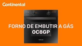 Forno de embutir a gás OC8GP