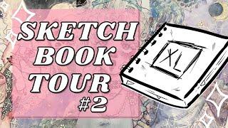 POV: inside my mind||sketchbook tour #2 || creepy-cute aesthetic art