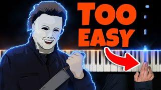 MICHAEL MYERS THEME SONG, but it's TOO EASY, I'm 99% sure YOU CAN PLAY THIS!