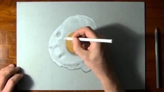 dessiner - How I draw a perfectly fried egg