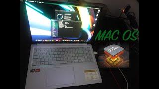 MacOS on Ryzen 5800h APU (Vega integrated GPU driver) live testing