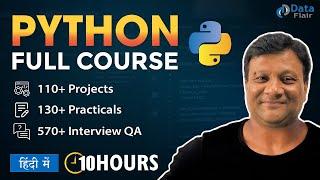 Python Full Course | Free Python Tutorial for Beginners in Hindi