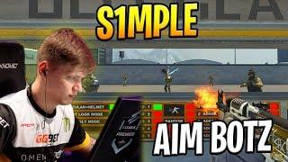 How S1mple Warms Up On Aim Botz!