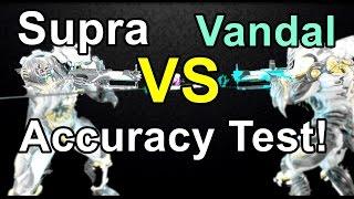 Supra VS Supra Vandal [Accuracy Test] (Warframe)