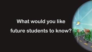 What future students should know