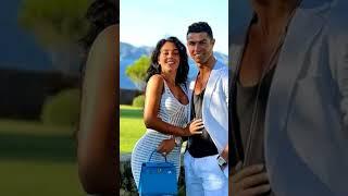 cristiano Ronaldo and georgen Rodriguez #football #messi #manchesterunited #realmadrid #family