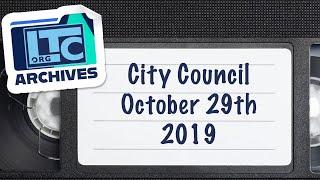 LTC Archives | Lowell City Council - October 29, 2019, Part 1 of 2