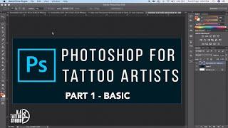 PHOTOSHOP BASICS FOR TATTOO ARTISTS | EASY STENCIL TIP | N.A TATTOO STUDIO, NEW DELHI, INDIA