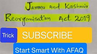 Jk Reorganization act 2019 Parts 14#jkssb#faa#jkpsc #jkssb#currentaffairs #jkssbexams#jk