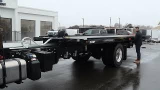 New NRC Carrier Flatbed Tow Truck in Operation