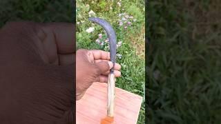 made a kachiya from a lock #kachiya #diy #forge #craft #blacksmith