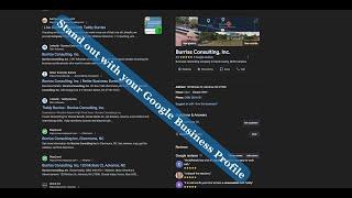 How do I optimize my Google Business Profile to show up in Google Searches by potential clients?
