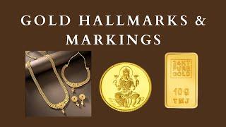 GOLD HALLMARKS & MARKINGS