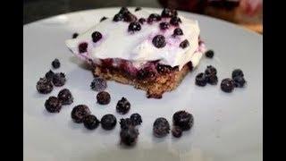 Blueberry Cream Dessert - Traditional Newfoundland  - Bonita's Kitchen