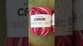Starting a THICK blanket with these amazing @Yarnspirations Anniversary cakes in Jubilee #crochet