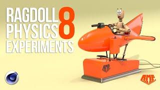 RagDoll Physics Experiments 8 | Even more physics fun in Cinema 4D