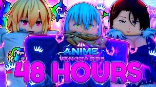 I Spent 50+ HOURS Evolving The NEW Spring Event Units in Anime Vanguards Roblox!