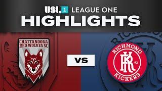 5.10.2025 | Chattanooga Red Wolves SC vs. Richmond Kickers - Game Highlights