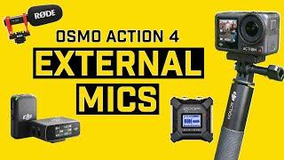 How to Connect Any Mic To The DJI Osmo Action 4!!