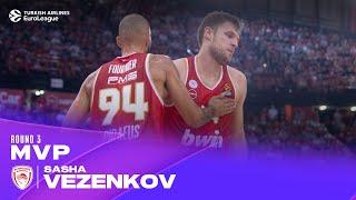 Sasha Vezenkov | RS Round 3 MVP | 2024-25 Turkish Airlines EuroLeague