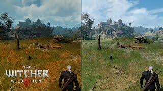 The Witcher 3 | Vanilla vs Vanilla Lighting and Weather 2.0 | Graphics mods Comparison