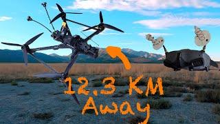 12.3 KM Uncut Long-Range FPV Adventure with Stunning Views! #fpv #drone #fpvcinematic #fpvlongrange