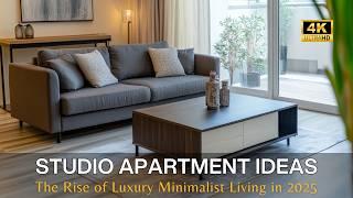 2025 Luxury Interior Design Trends: Aesthetic Colors & Minimalist Studio Apartment Ideas