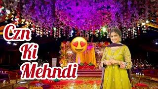 Czn ki mehndi ️| Tania ny mujhy make up kiya | Rania naseem | Rania13official |