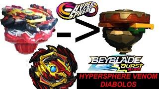 *WORKING HYPERSPHERE BULLET DRIVER & VENOM DIABOLOS [BEYBLADE BURST RISE] ll Lego Beyblade Review