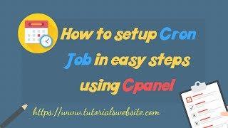 How to setup Cron Job in easy step using Cpanel | Setup Cron Job in Cpanel