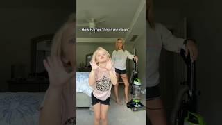 HARPER DANCING INSTEAD OF CLEANING  #comedy #dancing