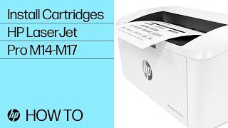 Replace toner cartridges | HP LaserJet Pro M14-M17 printers | HP Support