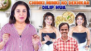 Chinki Minki Ko Dekh Kar Dilip Ko Laga Shock! | @FarahKhanK