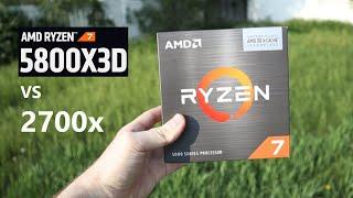 AMD Ryzen 5800x3D vs 2700x using an RTX 3070 -  Awesome AM4 upgrade!