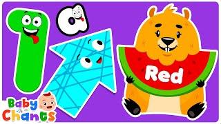 Learn ABC Phonics Shapes Numbers Colors | Toddler Learning Videos For 3 Year Olds | #kidsvideos