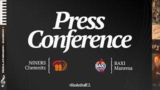 NINERS Chemnitz v BAXI Manresa - Press Conference | #BasketballCL 2024-25