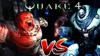 Network Guardian vs Makron - EPIC BOSS BATTLE - QUAKE 4 Monster Infighting