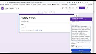 How to generate Quiz using ChatGPT for Google Forms