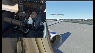 Short Taxi/Take off Video A320 with ProDeskSim Airbus Addon for Honeycomb Bravo Throttle Quadrant