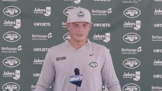 QB Zach Wilson Media Availability | The New York Jets | NFL