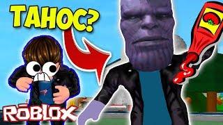 ТАНОС ВСЕХ СЪЕЛ! КАК ЕГО ПОБЕДИТЬ? - THANOS IS EATING EVERYTHING simulator ROBLOX