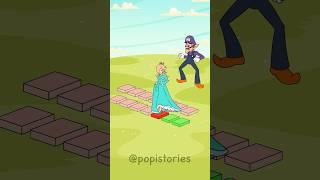 New Waluigi vs Rosalina - Perfect Step Challenge 2 | Mario