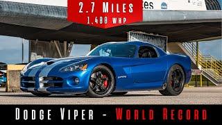 2006 Dodge Viper Twin Turbo (Top Speed Test) | NEW WORLD RECORD |