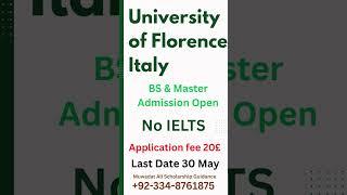Italy Scholarship for International students 2025 #job #scholarshiptips #chinascholarship2025