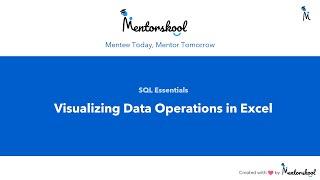 Visualizing Data Operations in Excel