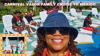 CARNIVAL VALOR | Family Holiday Cruise to Mexico!  #carnivalcruise #floridalife #carnivalvalor